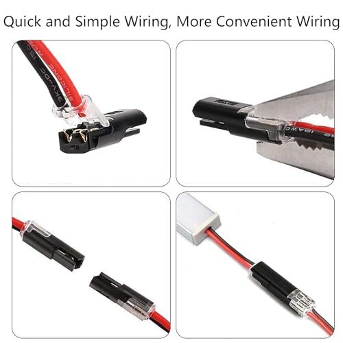 2PCS 20AWG USB A Female Pigtail，0.3M/1FT USB 2.0 Female 2 Pin Bare Wire Open ... gallery