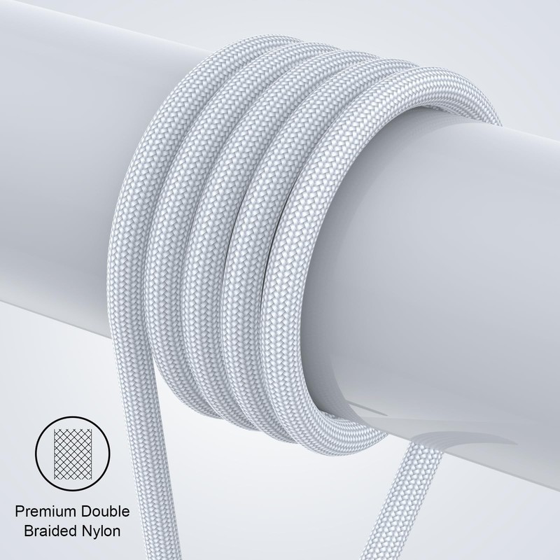 CNakdDG Magnetic Charging Cable 3A Fast Charging(3 6.6/6.6/6.6ft, Silver gallery