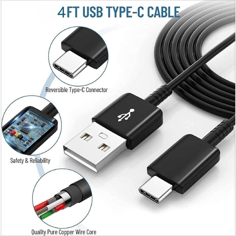 FAST ADAPTIVE CHARGER + 4FT TYPE C CABLE FOR SAMSUNG GALAXY S10, S10 PLUS, S10E gallery