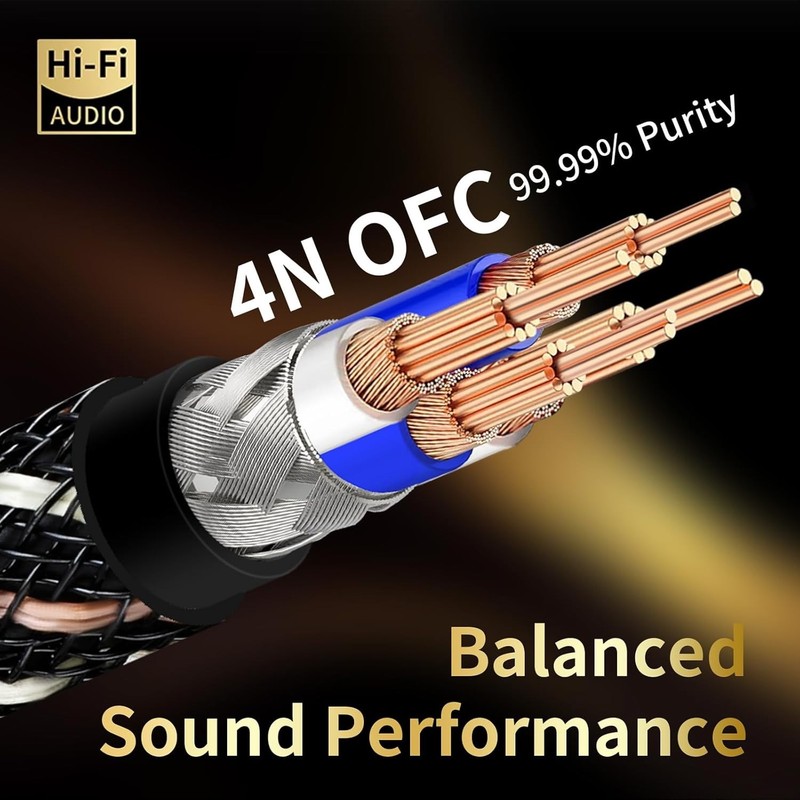 USB Type A to B Cable - 3.0 HiFi Audio, Nylon Braid gallery