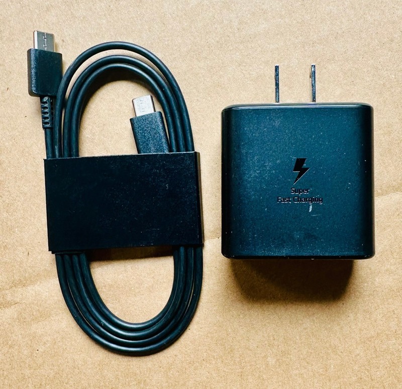 Genuine Samsung 45W Charger and 3ft USB-C Cable for Galaxy S22 S23+ S24 Ultra gallery
