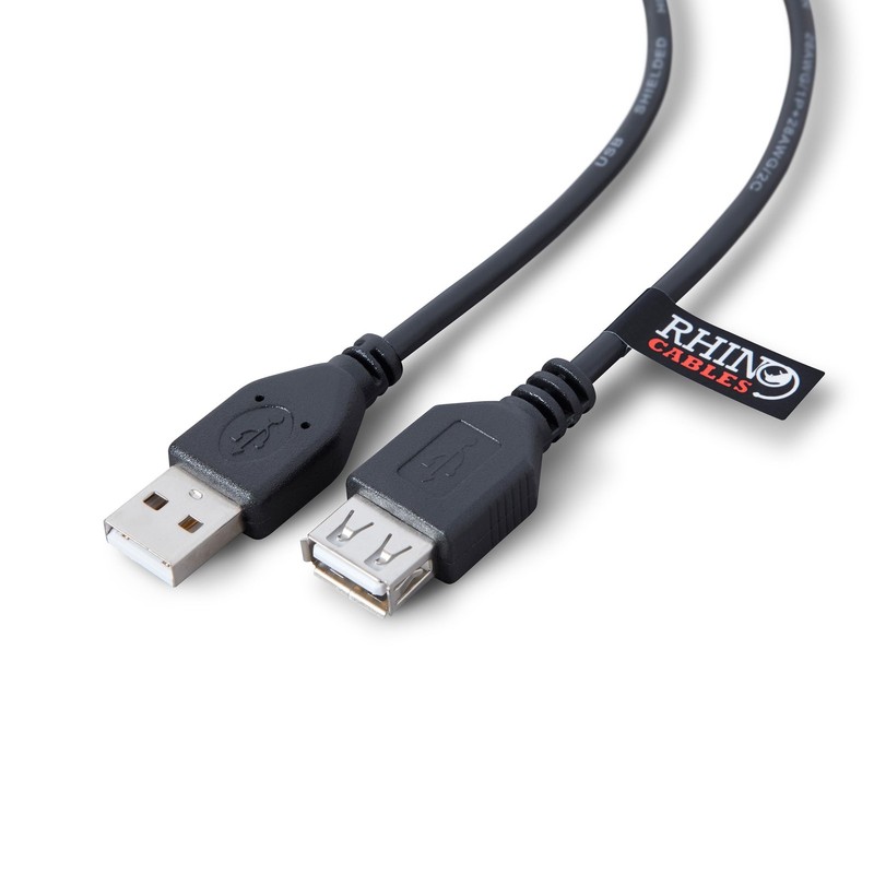 rhinocables USB 2.0 A-A Extension Cable | High-Speed Data Transfer (480mbps) …