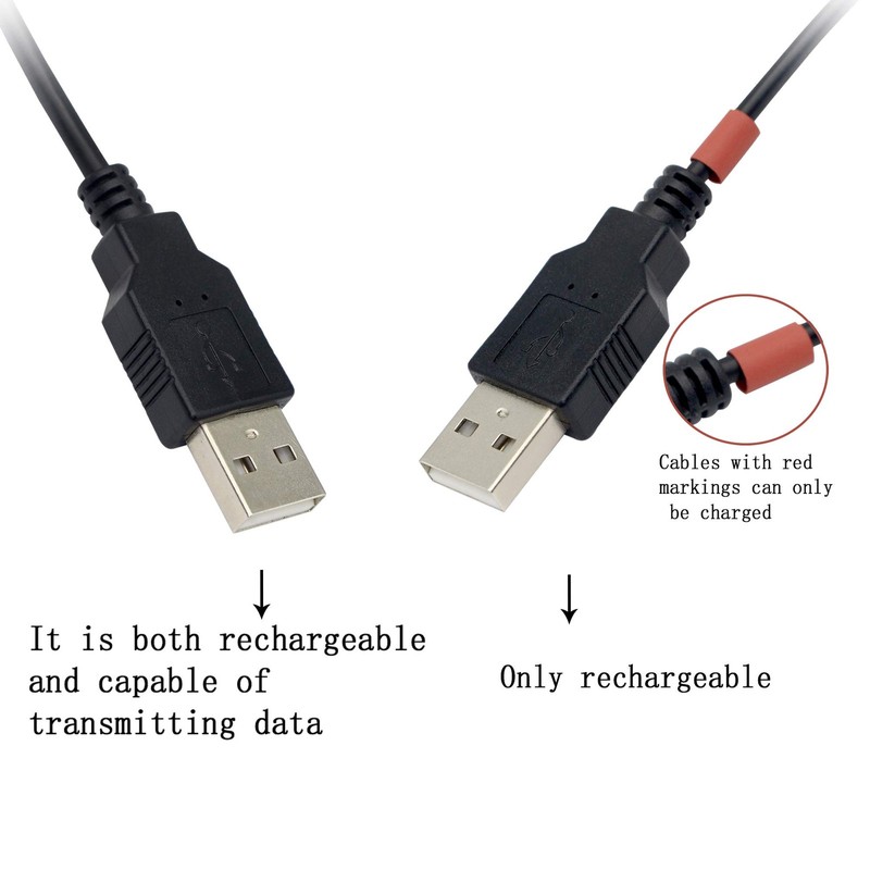 3.2 Feet USB Splitter Cable, 2.0A Female to Dual A Male Y Hub Adapter Cable Y... gallery