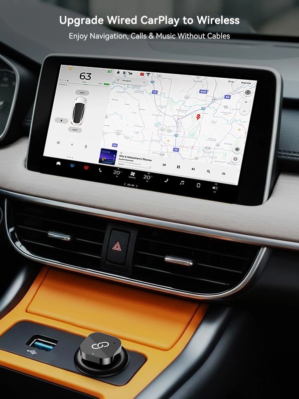 （Type-C）Wireless Carplay Apapter USB C / Android Auto USB C for Converts Wired t gallery