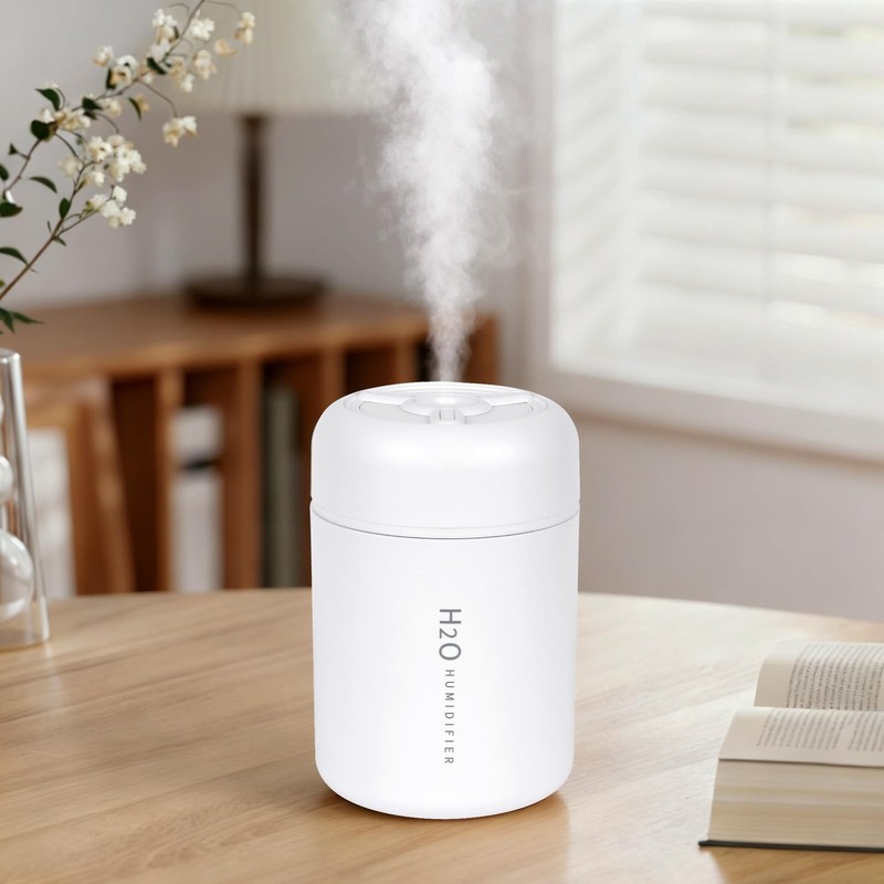 Portable Mini Humidifier, 300ml USB Cool Mist Small Humidifier with… Fast Ship