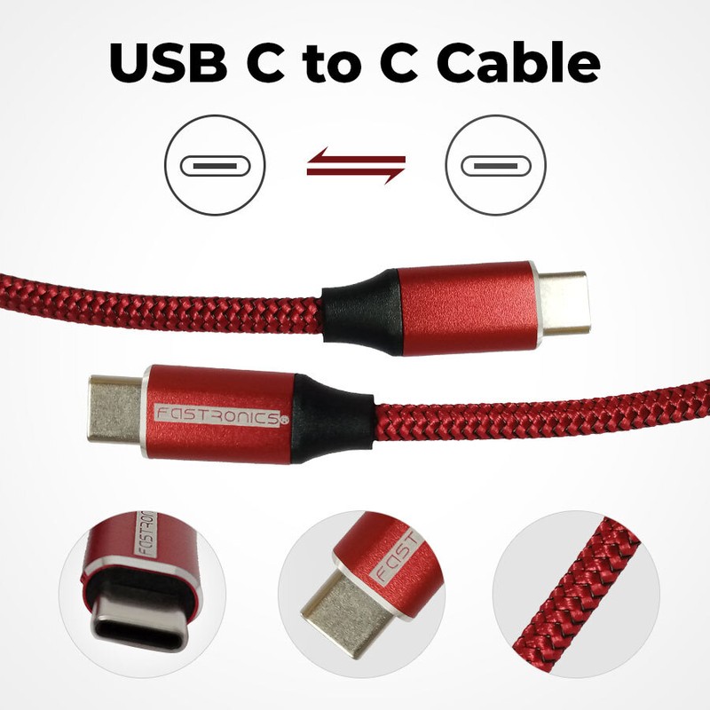 Fastronics USB-c To c Charger Cable For Apple iPad Pro 11″ 12.9″