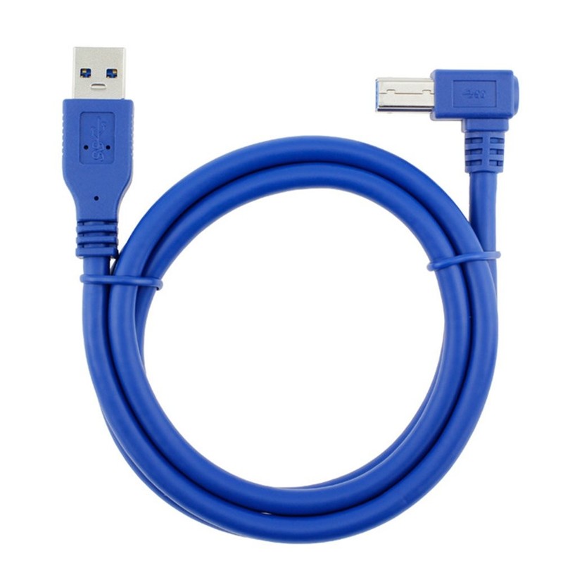 USB 3.0 Cable - Type A-Male to Right Angle Type B-Male Printer Scanner Cord -... gallery