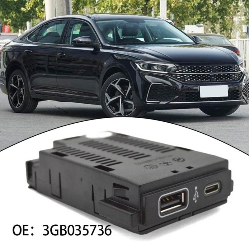Double Output Vehicle USB Socket Compact Design Optimized For Electronic Devices gallery