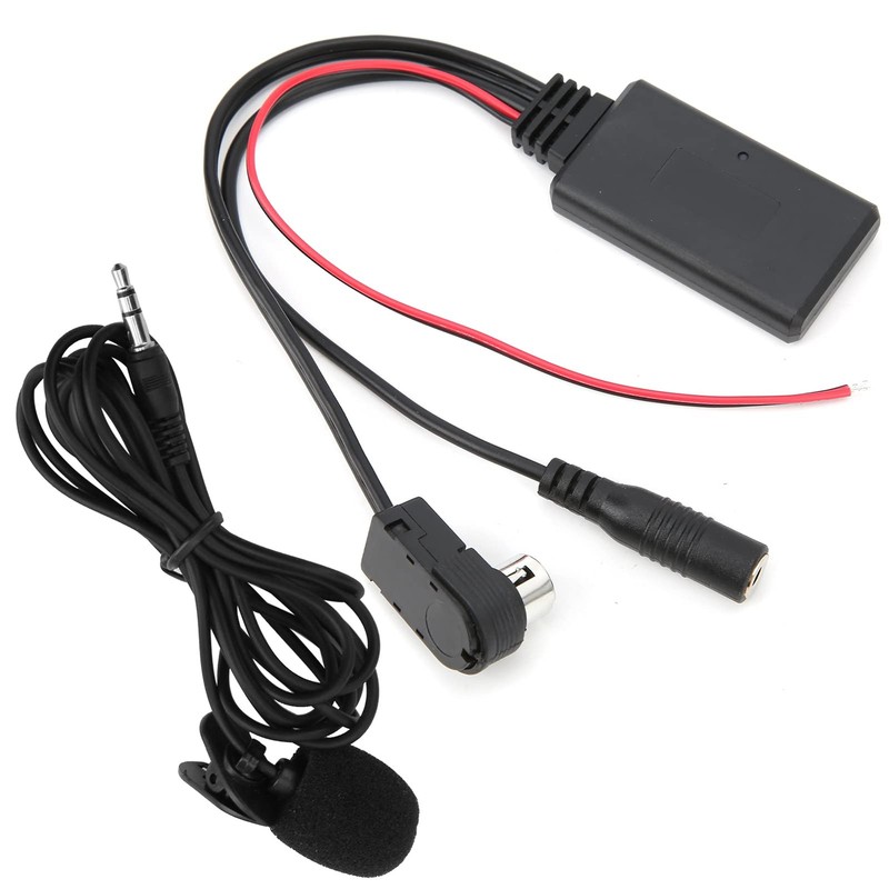 Bluetooth 5.0 AUX Cable Adapter, Mic, Handsfree, DC12V, ABS, Car Kit, Stereo gallery