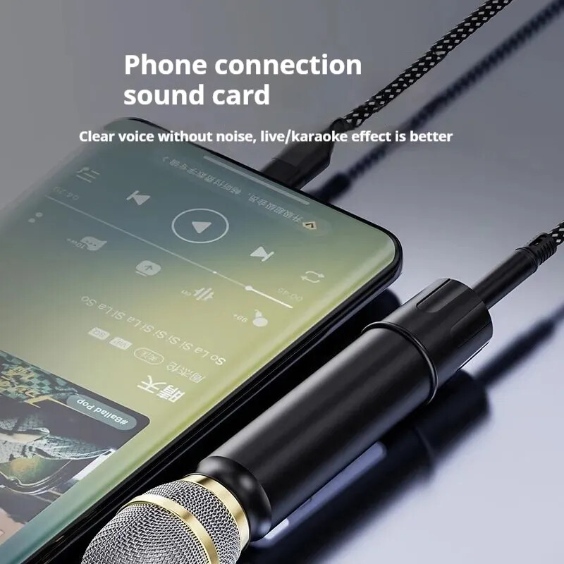 Suitable for Type-c to 3.5 car AUX speaker Live K Singing Card DAC SystemCable gallery