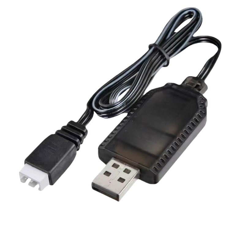 7.4V USB Charger Cable for RC Cars, Trucks, Drones, Airplanes, Boats, Quadcopter