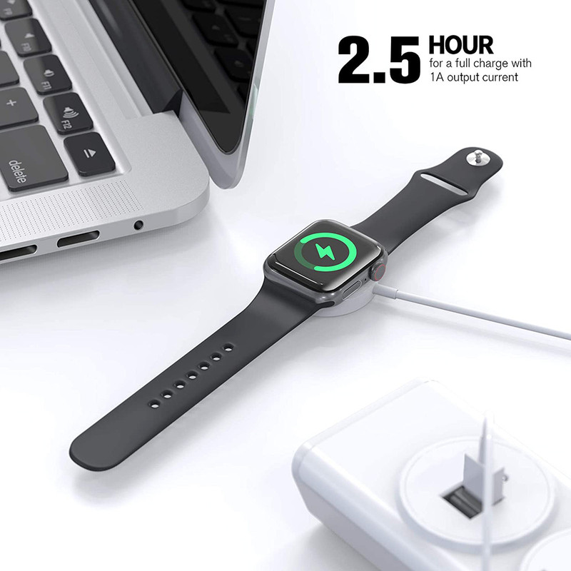 2 in1 Magnetic Charger USB Cable For Apple Watch iWatch SE 7 8 6 5 4 3 2 iPhone gallery