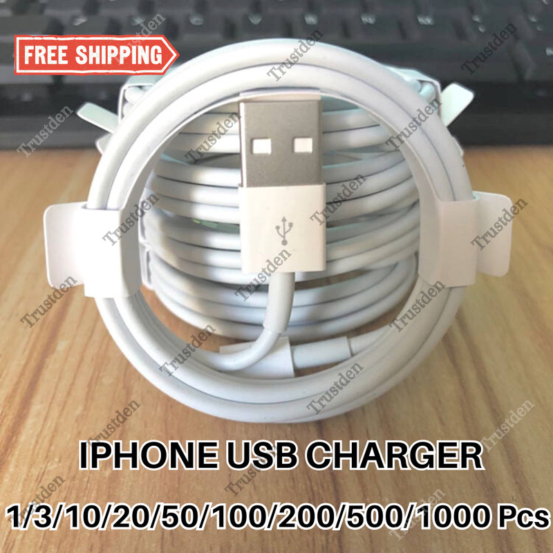 Bulk Lot USB Data Charger Cable Cord For iPhone 6 7 8 Plus X XS XR 11 12 13 14