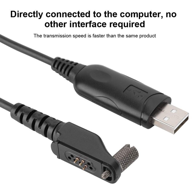 1M USB Program Cable for Icom, Walkie Talkie Programming Cable for Icom ICF41... gallery