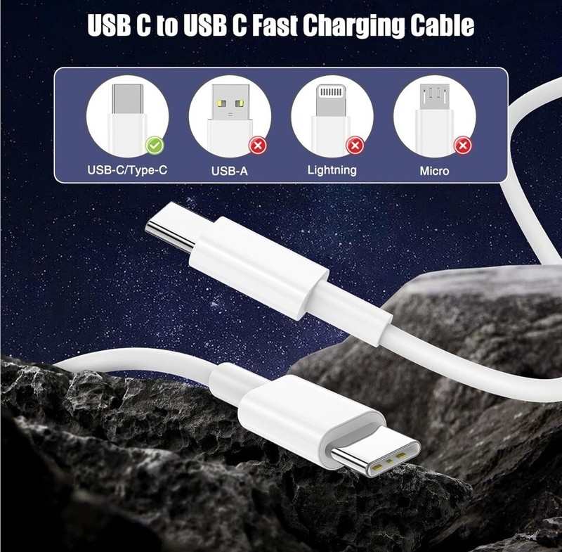 Lot 10/200 pack For iPhone 15 16 Pro USB-C to USB-C Cable Type C Charging Cord gallery