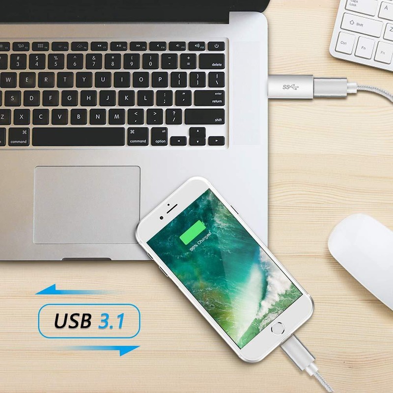USB 3.1 C Female to USB A Male Adapter 2 Pack A to C USB 3.1 Female to USB A ... gallery