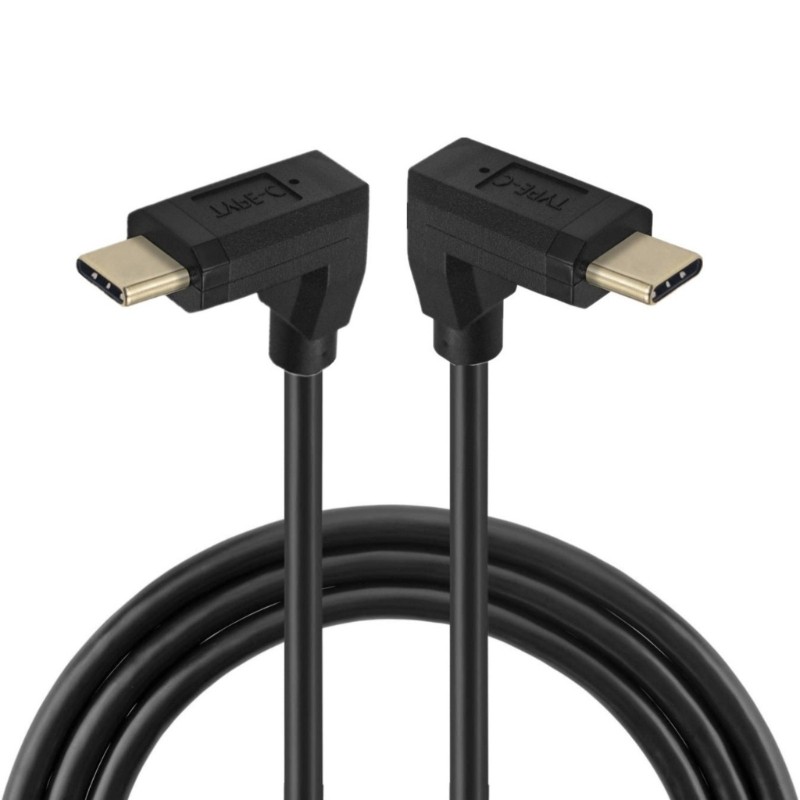 Right Angled Type C Cable Male to Male Fast Charging Cord 10Gbps Data Transfer gallery