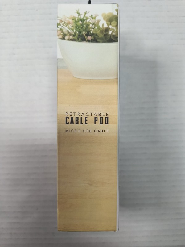 North Retractable Table Cable Pod Micro USB Cable Android Phone Charger gallery