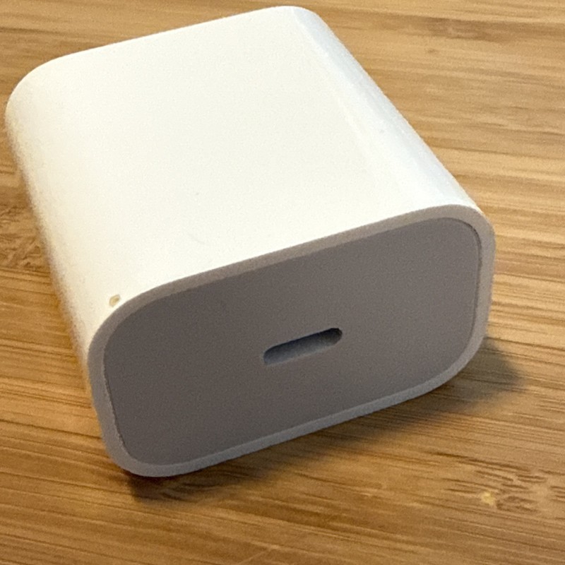 Genuine OEM Apple A2305 20W USB-C Power Adapter Wall Charger MHJA3AM/A White gallery
