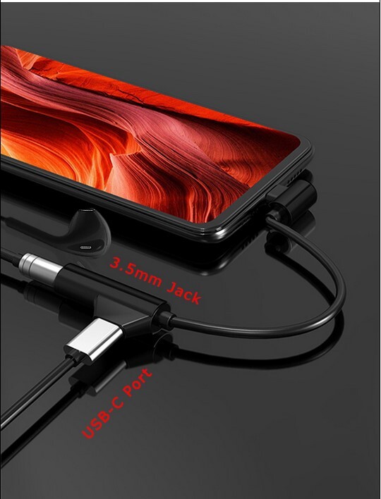 Type C USB-C to 3.5mm Headphone and Charger Adapter 2-in-1 USB C to AUX Mic Jack gallery
