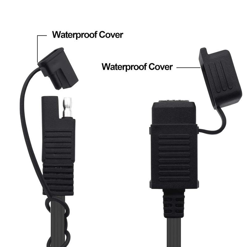 SAE to USB Adapter Motorcycle Cable SAE Quick Connector to 5V 2A USB a Female Po gallery