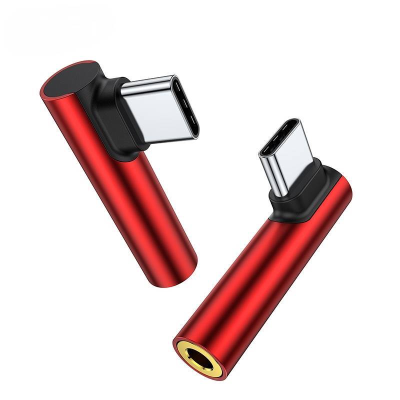 USB-C Coudé to Jack 3.5mm Adapter For Universal iPhone Android Headphones