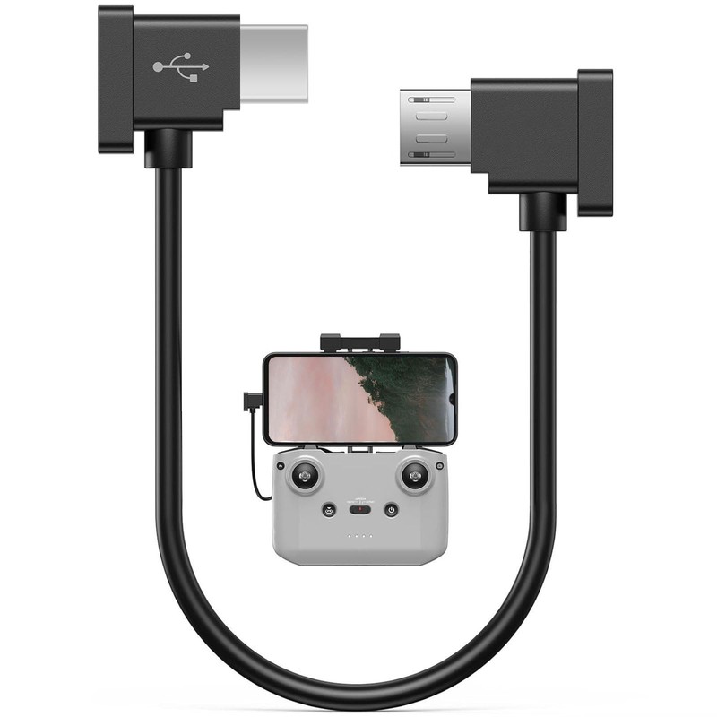 USB C to Micro USB Cable for DJI Remote Controller Mavic 3 Mini 2 3 Pro Air 2…