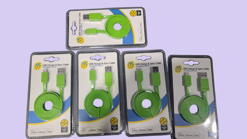 5X Symtek USB Charge & Sync Cable Fast connector 3 feet I pod I phone I pad