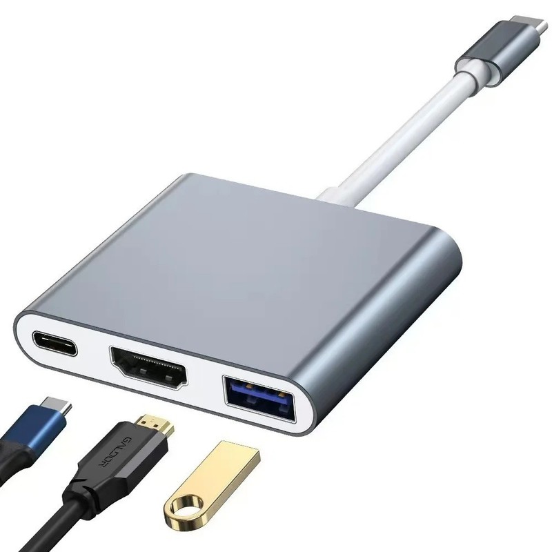 NEW USB Type C to HDMI HDTV TV Cable Adapter Converter For Macbook Android Phone gallery