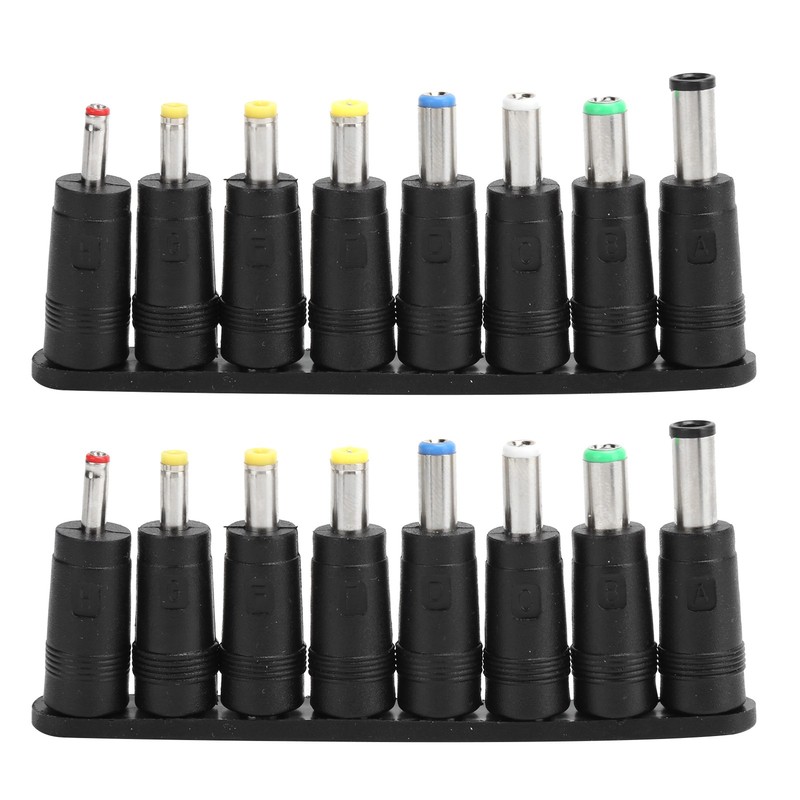 2Pcs USB To DC Cable 11 In 1 Power Cord Interchangeable Plug Connector Computer