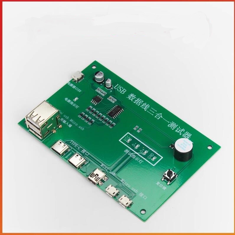 USB cable triad tester charging cable test card tpye-c mini USB micro PCB board
