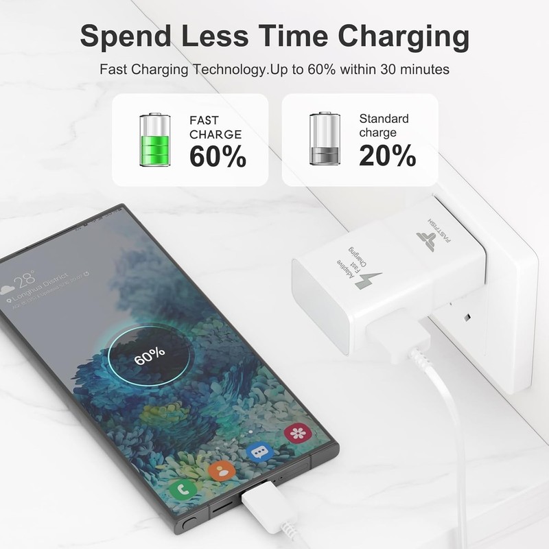 6X USB Wall Charger For Samsung Android Fast Adapter Block Charging Brick Box gallery