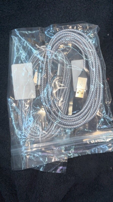 iPhone Charger Cable 2 Pack USB 8 Ft Long And Last For A Very long Time Grey gallery