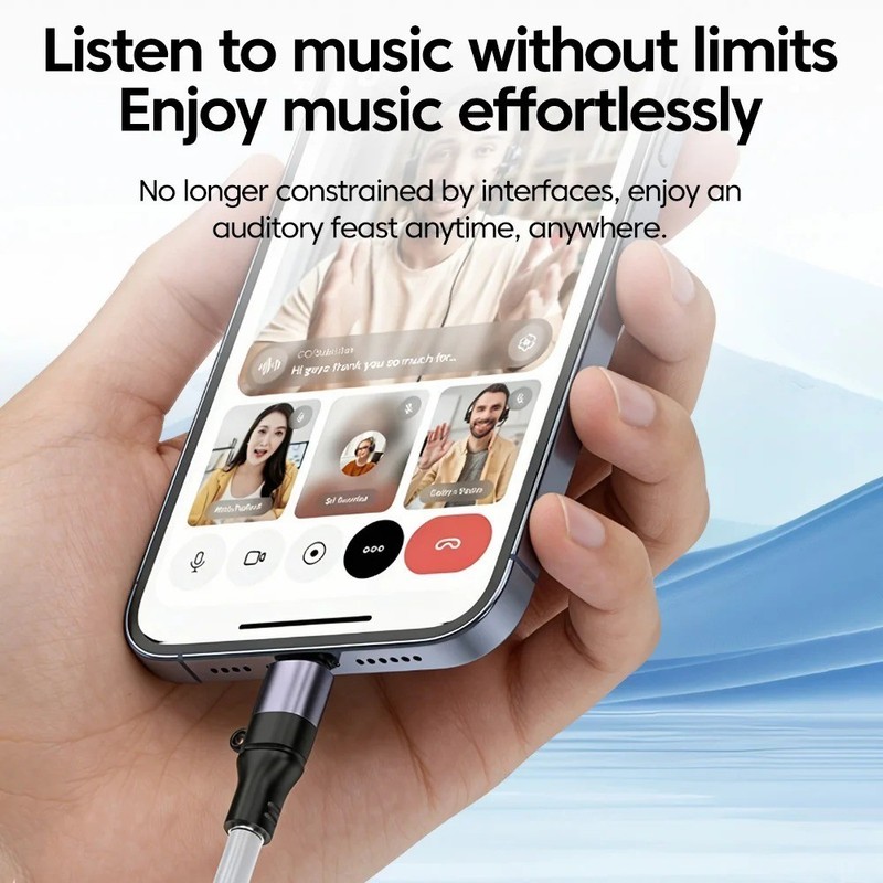 USB-C to 3.5mm Headphone Jack Adapter Type C Audio Cable For Samsung Apple Pixel gallery