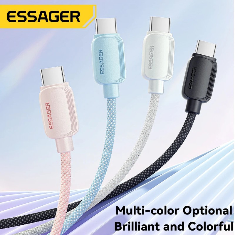 100W USB-C to USB-C Cable MacBook Samsung Xiaomi Huawei 5A PD Fast Charge 3M gallery