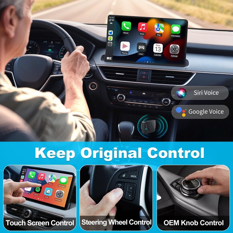 Wireless CarPlay Adapter,Convert Wired to Wireless CarPlay Adapter,Plug&Play ... gallery