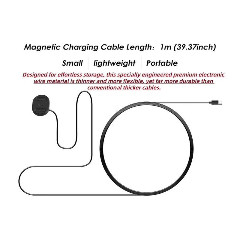 Charging Cable for Rayban Meta Display Neural Band Charger, Magnetic Fast Charge gallery