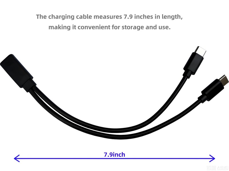 2 PCS USB C Splitter 1 In 2 Out Power Charging Y Cable 7.9 Inch Charge Only gallery