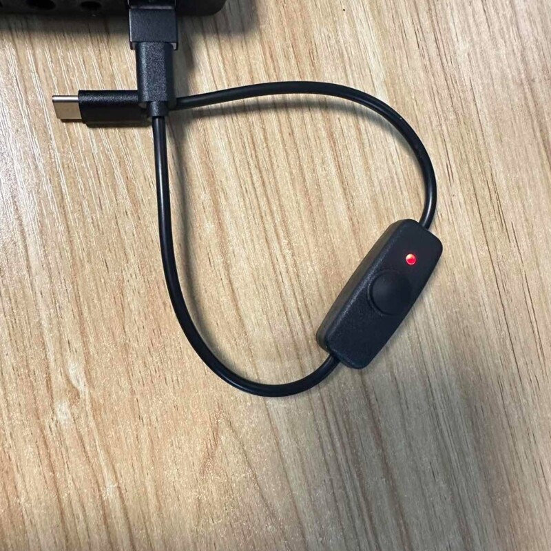 Type C Cable ON/OFF Switches Power Button Phone Charging Extension Cable 5V 3A gallery