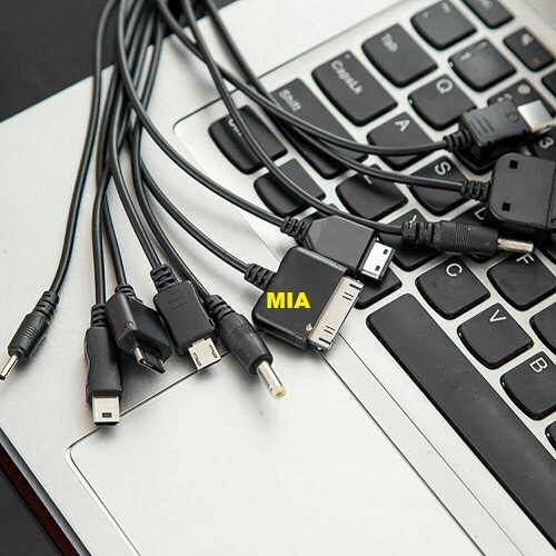 7-PACK MINI MICRO 10 IN 1 UNIVERSAL MOBILE PHONE/MP3 USB DATA CHARGER CABLE gallery