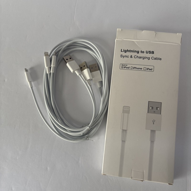 3Pack [Apple Mfi Certified] Charger Lightning to USB Charging Cable Cord iPhone gallery