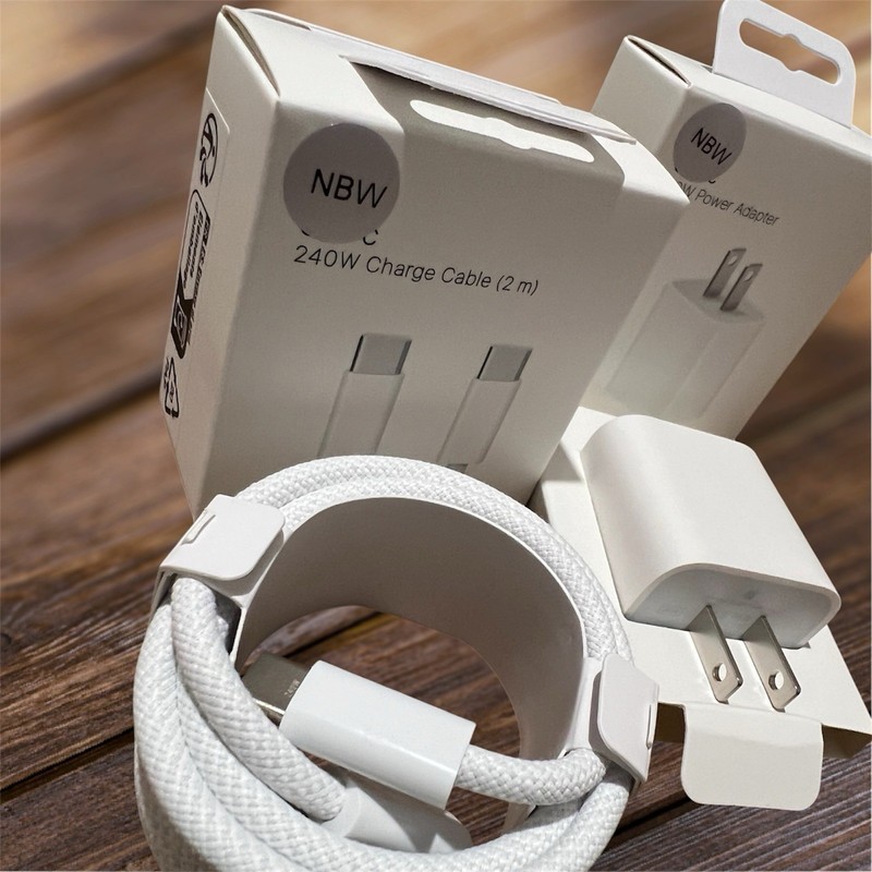 Cargador iPhne Origin@l 240w Cable 2mts