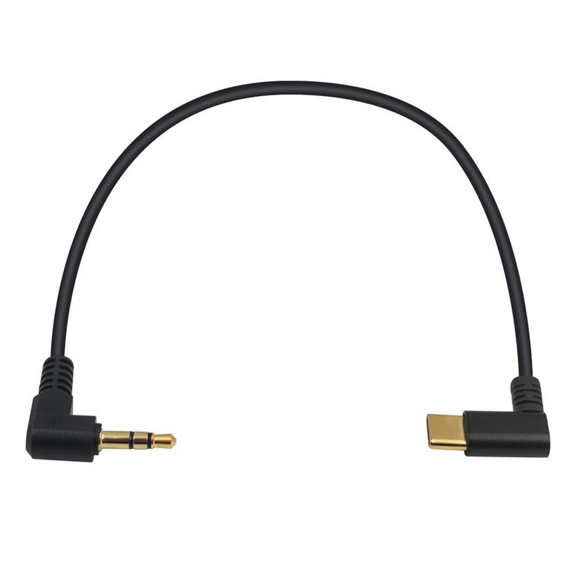 Right Angle USB Type C 3.1 Male to 3.5mm Male Car Aux Audio Cable f Google Pixel gallery