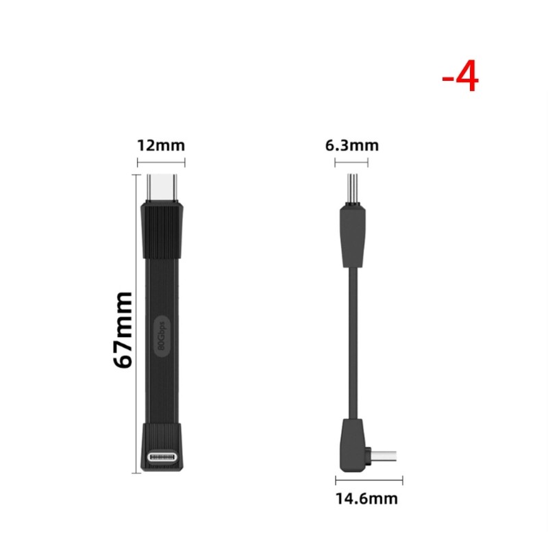240W Fast Charging Type C Cable 80Gbps Portable Flexible Device Charging Line gallery