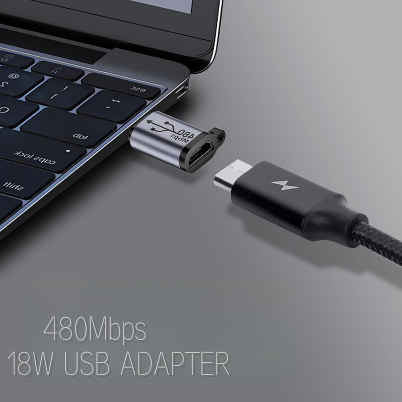 8Pack USB Adapter Kit with USB C Micro USB Mini USB Connectors for Fast Charging gallery