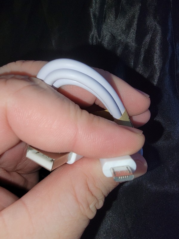 LG G3 G4 G5 V10 Stylo 2 3 4 Micro USB Charger Cable Cord - 3ft White NEW gallery