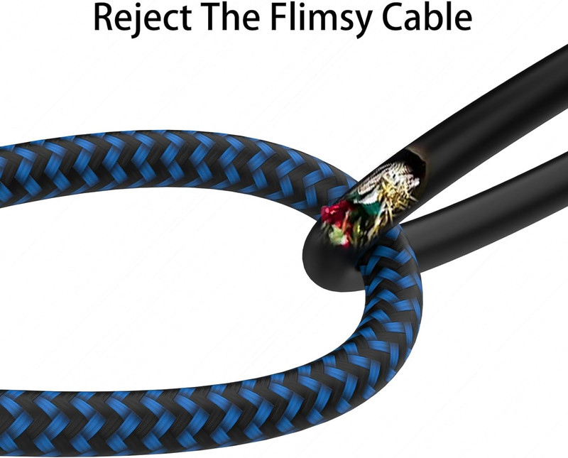 USB C to USB C Cable Nylon Braided 60W 3/3/6/6/10 FT USB Type C Fast Charging Ca gallery