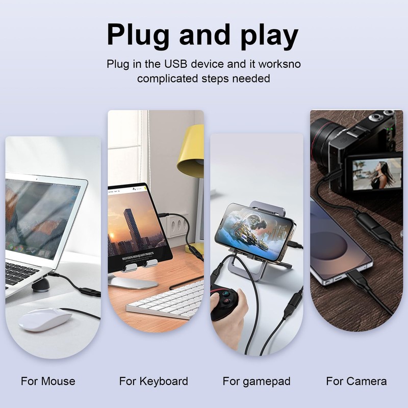USB C To 3.0 Adapter Type C Android Male To USB A Female OTG Converter Cord gallery
