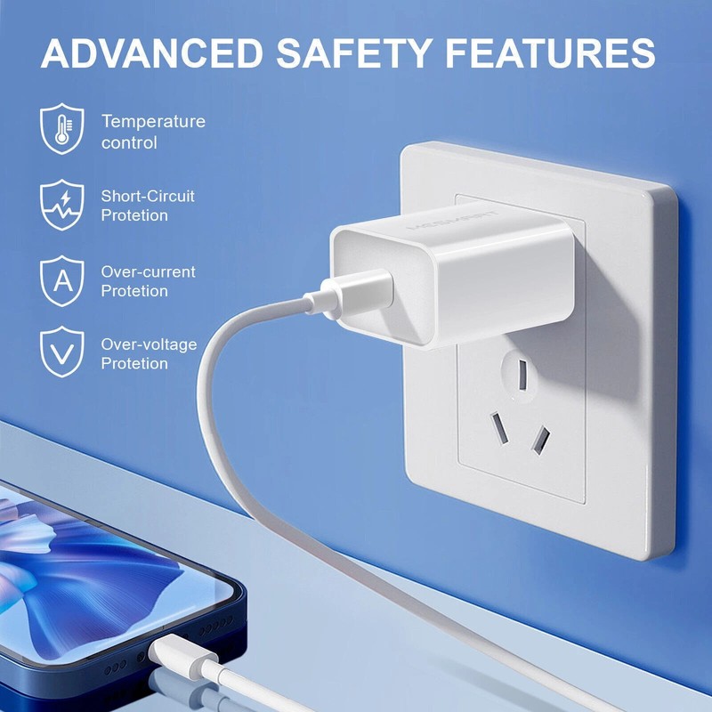 1-3pcs For Android Smartphone PD 20W Fast Type-C USB Wall Charger Power Adapter gallery