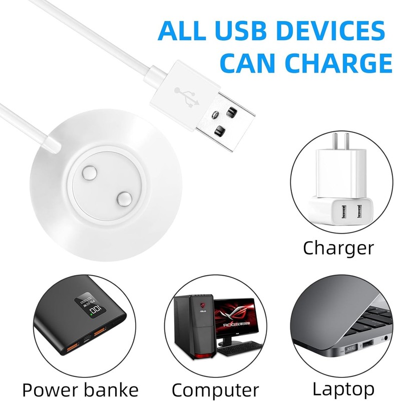 Only-12mm Magnetic USB Rose Charger Cable, Replacement Charging Cord for Bluetoo gallery